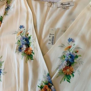 NWT Madewell floral midi dress